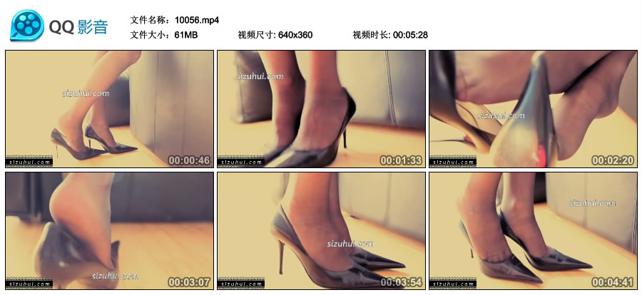 [丝足会]原味视频 NO.056 高跟鞋的故事
