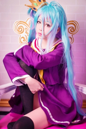 Cosplay - NO GAME NO LIFE 白妹 [24P/18MB]