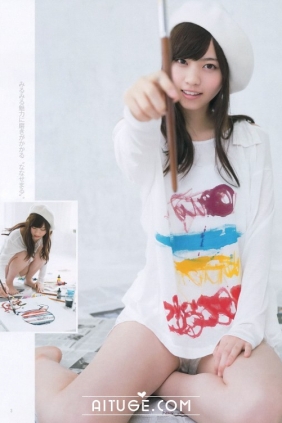 [Weekly Young Jump] 2014 No.18 篠田麻里子 西野七瀬 [22P]